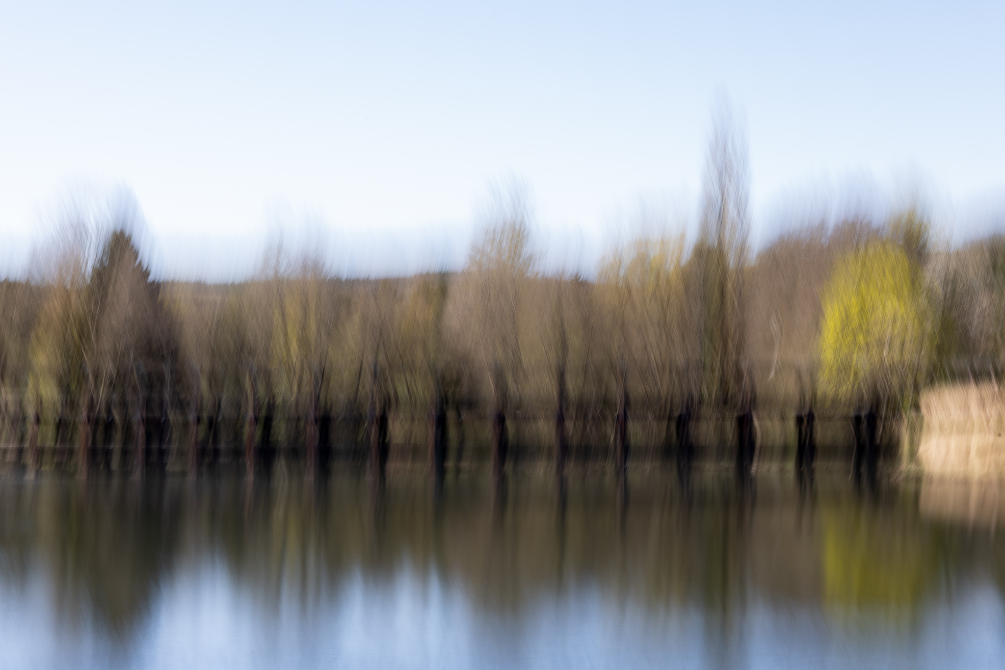 Zwischen Himmel und Spiegelung
