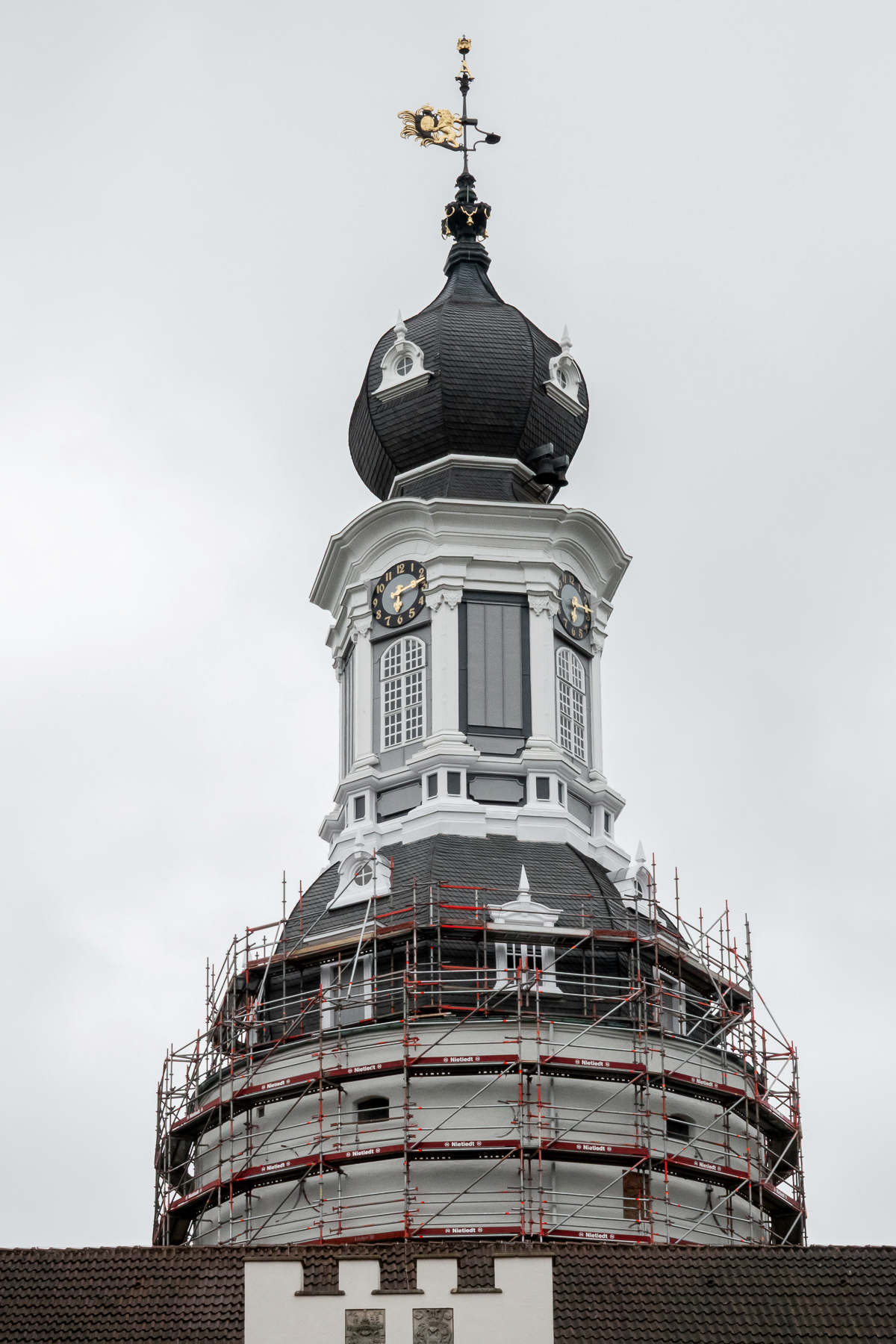 Schloss Jever – Turm in Arbeit
