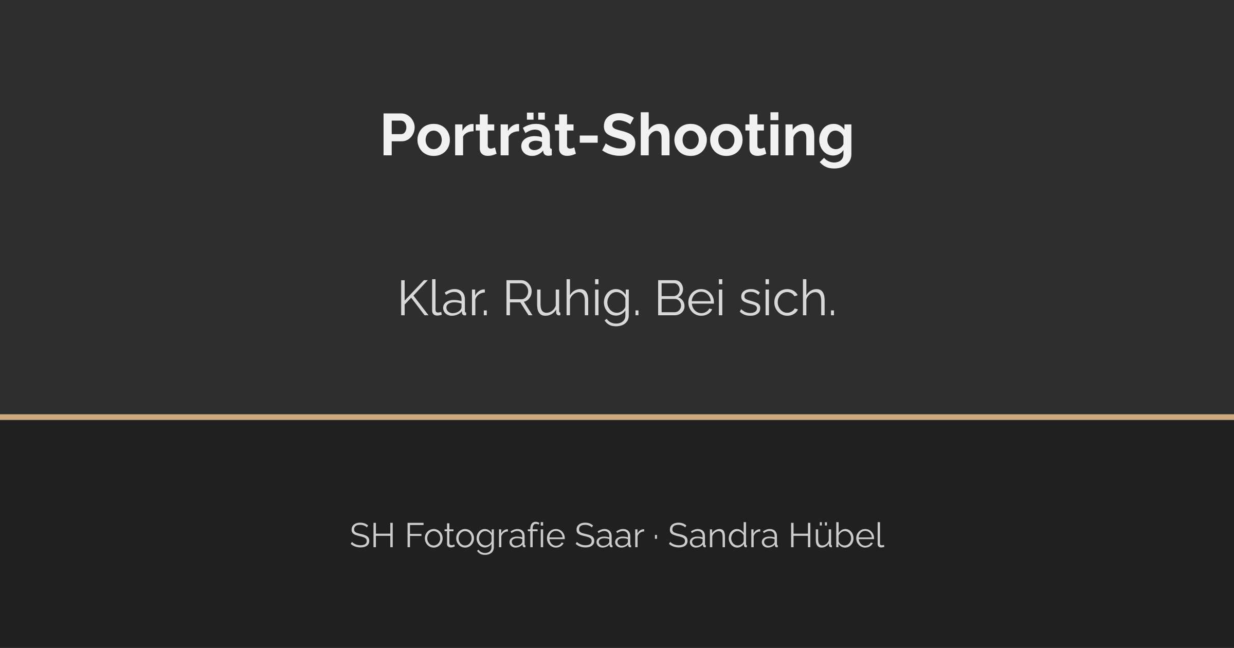 Ruhe im Ausdruck