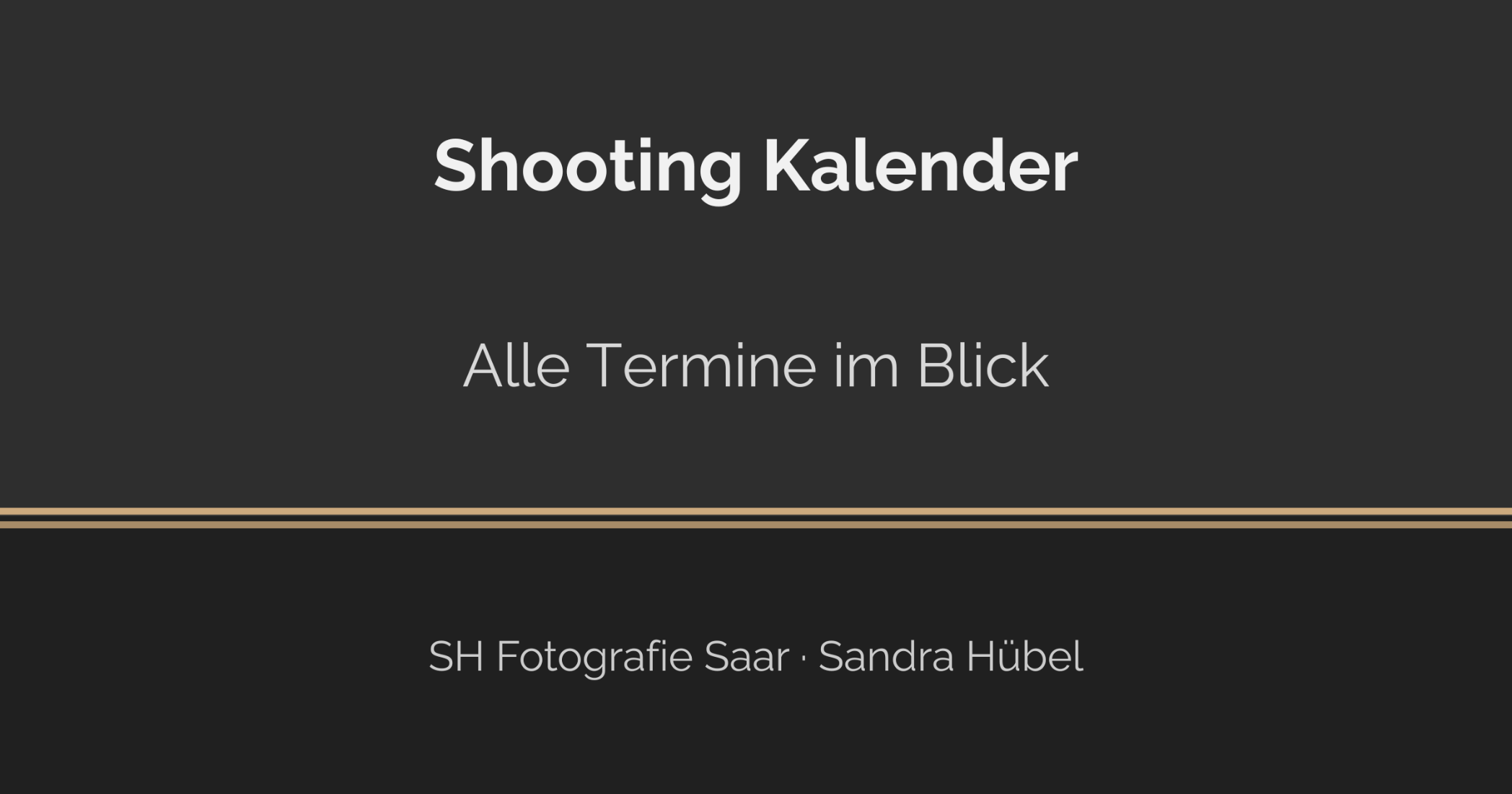 Wann Fotografie passiert
